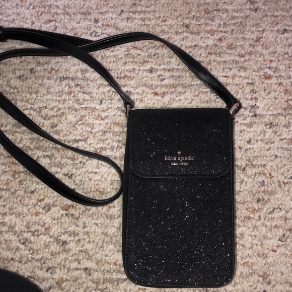 Kate spade black glitter crossbody - Picture 2 of 4